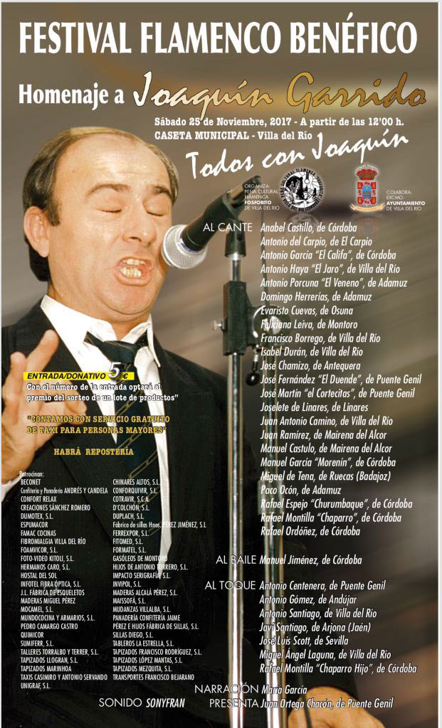 Homenaje a Joaquín Garrido